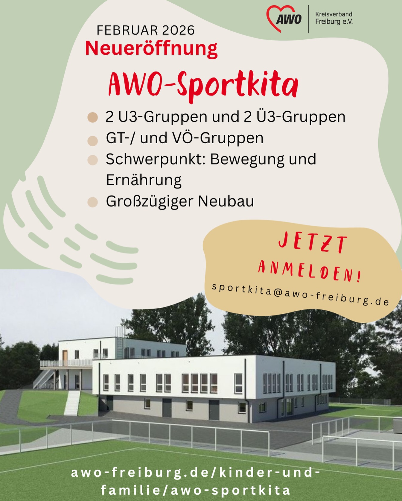 Neueröffnung Kita - Anmeldungen